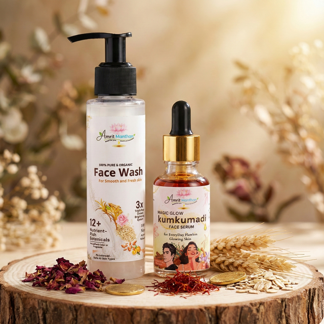 Skincare combo ( magic glow face serum & face wash 100 ml