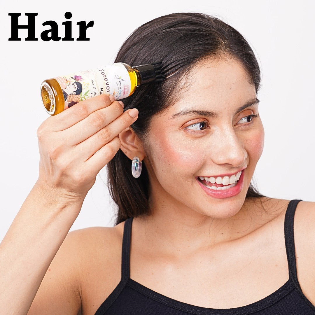 Why Amrit Manthan Hair Oil is best option for thick smooth shiny hair?