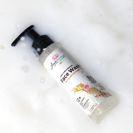 Amrit Manthan Super Brightening Milky Gentle Cleansing Facewash | Fades tan and Gives instant oil free glow