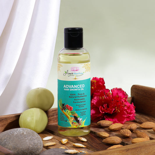 Amrit Manthan Hairfall Control Rosemary & Bhringraj Advanced Hair growth oil .