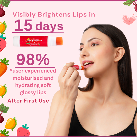 Amrit Manthan Fruity Nourishing  tinted Lipbalm With Beetroot & mango Butter