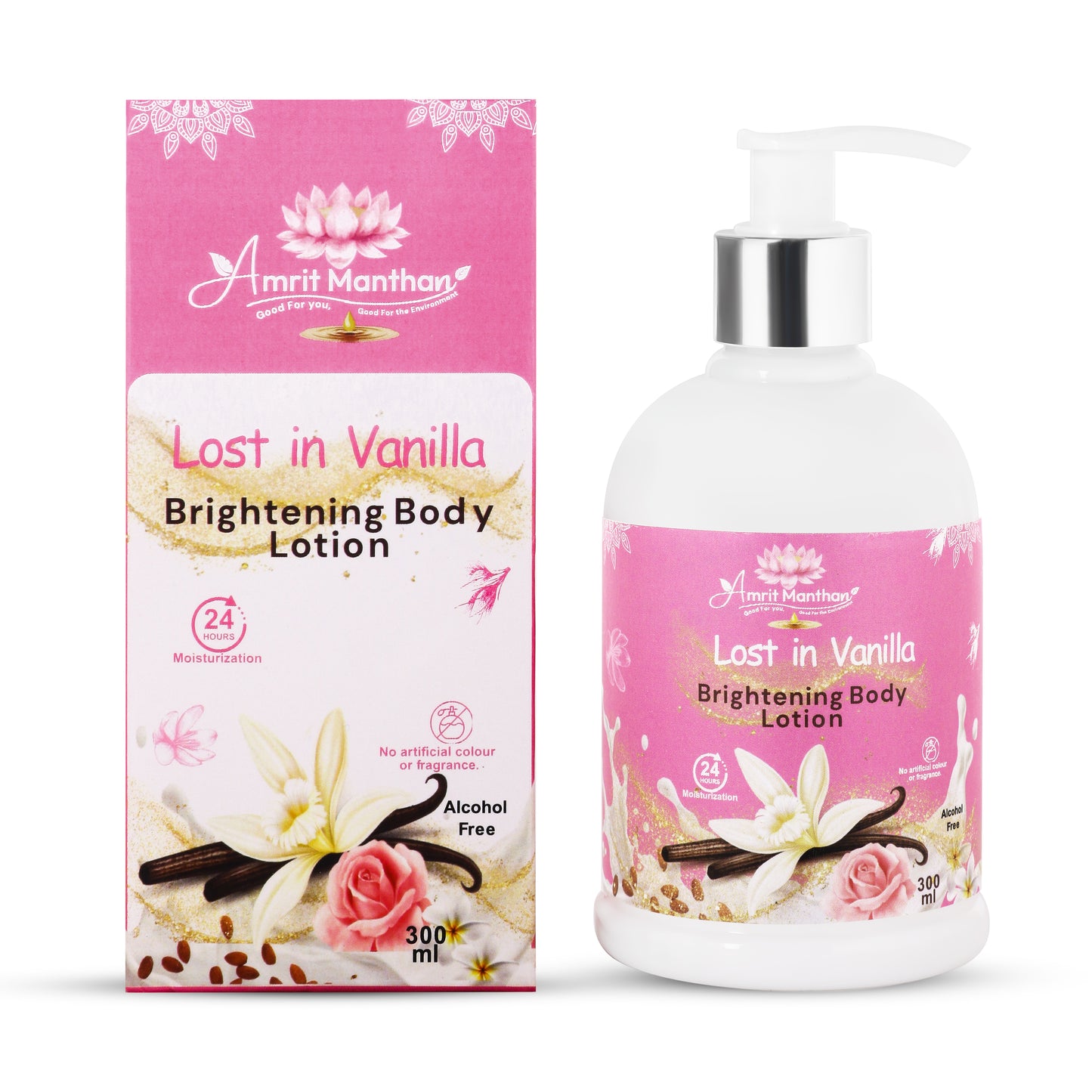 Lost in Vanilla 24 hour Brightening Body lotion