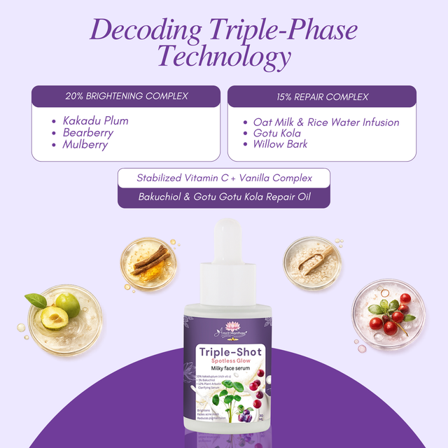 Triple Shot spotless glow Milky face serum