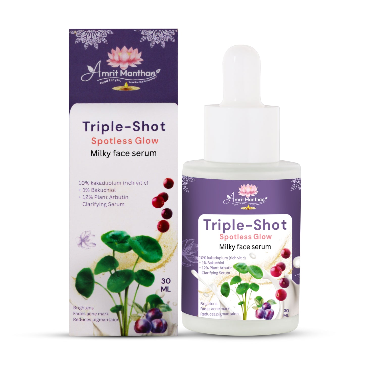 Triple Shot spotless glow Milky face serum